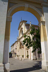 Historic buildings of Viadana, Mantova, Italy