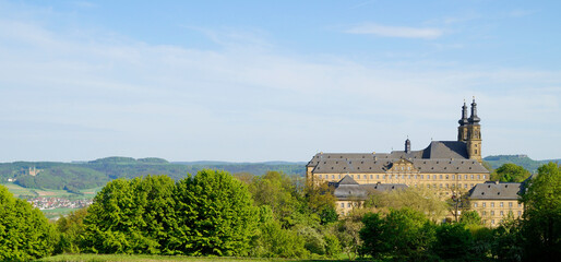 Banz Abbey, now known as Banz Castle in Bad Staffelstein north of Bamberg, Bavaria, southern Germany	
