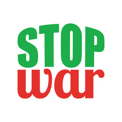 Stop war are for peace stop israel attacks typography quotes design for tshirt poster design