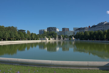 Vienna pond and reflection