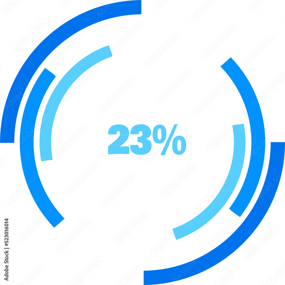 Poster Load percentage circle, buffer progress bar loader