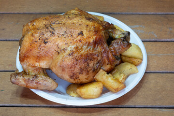 il pollo allo spiedo