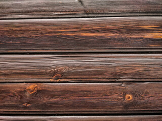 brown old wooden background with planks