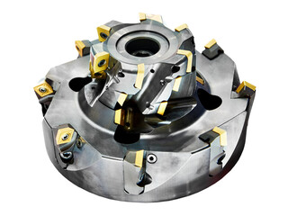 Milling cutter for metal isolated white