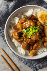 Homemade Taiwanese Lu Rou Fan Braised Pork and Rice