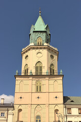 Fototapeta na wymiar Poland, Lublin, The Trinitarian Tower - Museum of the Archdiocese of Lublin.