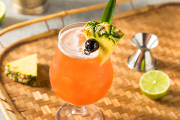 Boozy Cold Rum Runner Cocktail