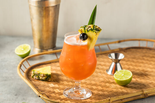 Boozy Cold Rum Runner Cocktail