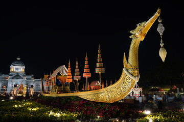 Ancient boats of Thailand are on display at an event called Un Ai Rak which is held in Bangkok,...