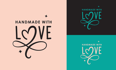Handmade with Love Logo Design