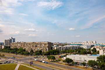 A crossroads in the city of Belgrade