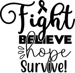 Breast cancer svg design cut files