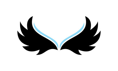 bird wings logo vector