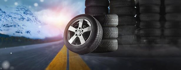 Car tires - winter tires - snow - warehouse sale