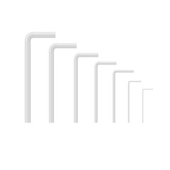 L keys illustration vector flat design editable. Allen keys vector. L key icon