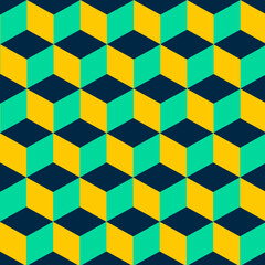 Seamless Pattern of geometric shapes,vector