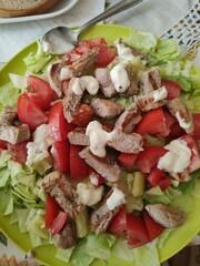 salad with cheese