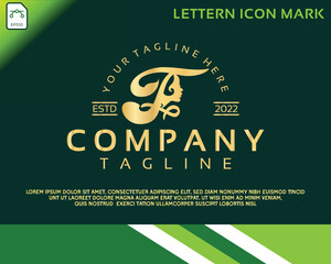 Creative beautiful woman's face with letter F luxury beauty face logo