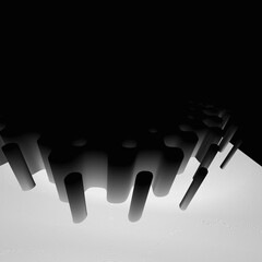 black and white geometric creative pattern design