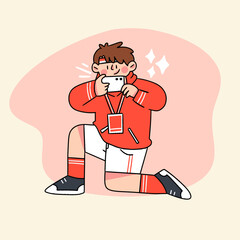 Celebrating Indonesia Independence Day Character Illustration Asset 8