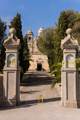Fototapeta na wymiar Ermita de Bonany,siglo XVII, Petra, Mallorca, balearic islands, spain, europe