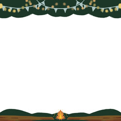 Obraz premium social media border frame decoration design fantasy