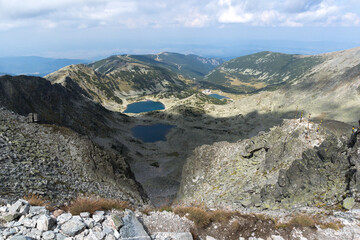 Landscape of Rila mountain near Musala peak, Bulgaria