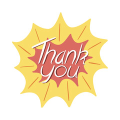 thank you card frame design element