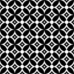 Vector seamless pattern with geometric circle