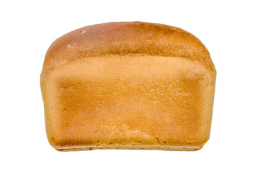 Loaf of bread isolated on white