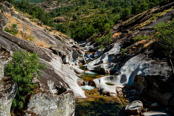 SPECTACULAR RIVER IN EXTREMADURA, SPAIN.