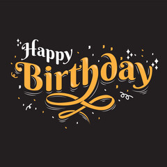 birthday, happy, card, vector, cake, design, greeting, icon, illustration, calligraphy, typography, party, postcard, celebrate, handwriting, simple, art, candles, celebration, event, fun, invitation, 