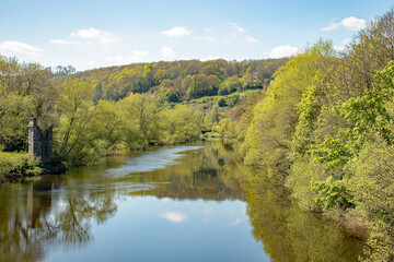 Fototapeta na wymiar River Wye in the summertime.