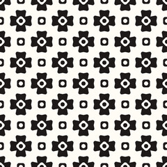 Vector Geometric Abstract Seamless Monochrome Pattern Texture Repeating Background