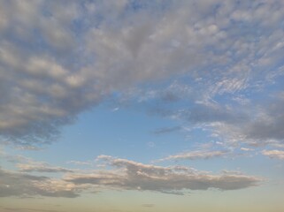 blue sky with clouds