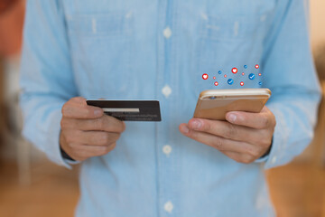 person using smartphone