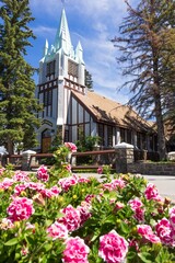 St. Paul's Presbyterian Church, Banff avenue,  Banff National Park, Alberta, Canada