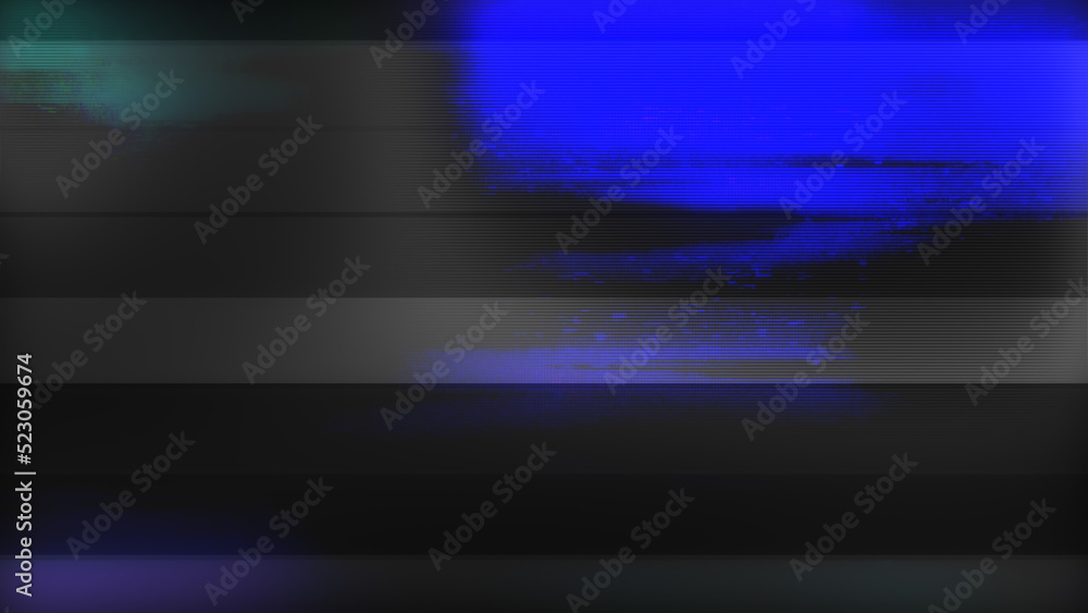 Poster motion noise neon light distorted screen pixels rays lines abstract background