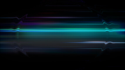 Colored Motion Glow Shiny Neon Lines Screen Abstract Background