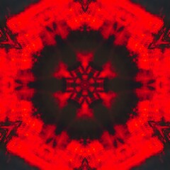 Red mandala background