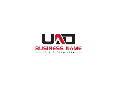 Minimalist UAO Logo Letter, Colorful uao Logo Icon Vector Image Design For Business Or Brand