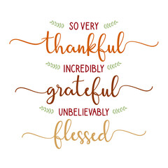 Thankful, grateful, blessed quotes. So very thankful, incredibly Grateful, unbelivebly Blessed.