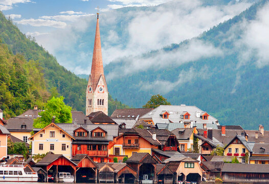 Alpbach in the European Alps
