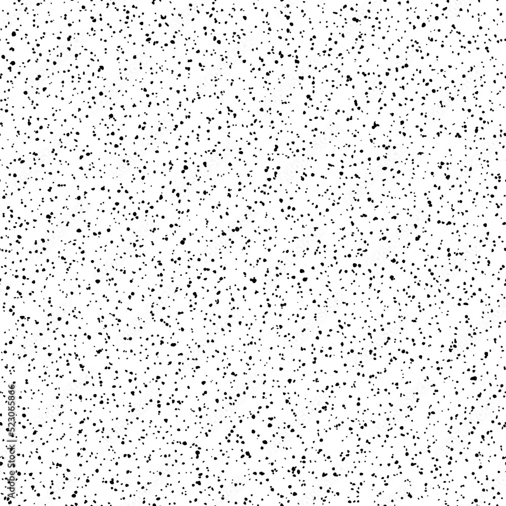 Poster Seamless noise speckles texture. Distress grain background. Grunge splash repeated effect. Dirty overlay repeating pattern. Distressed effect. Splattered particles, splashes, drops wallpaper. Vector