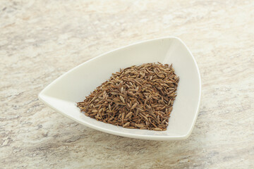 Zira seeds in the bowl