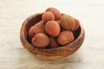 Sweet juice lychee tropical fruit