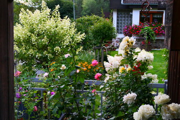 Obraz premium Landhausgarten