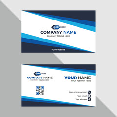 Corporate business card template or new business card design
