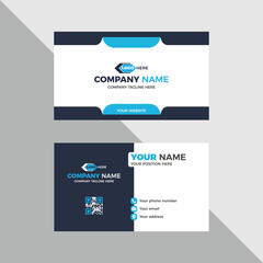 Corporate business card template or new business card design