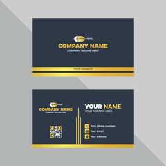 Corporate business card template or new business card design